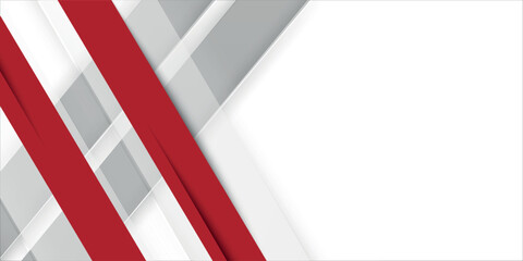 Obraz premium Modern abstract background design white red.eps10