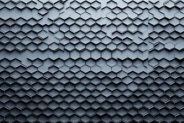 Monochrome Hexagonal Pattern Background Beehive Design Soft Lighting Symmetrical Abstract