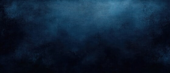 Fototapeta premium Dark Blue Abstract Expressionism Texture Background