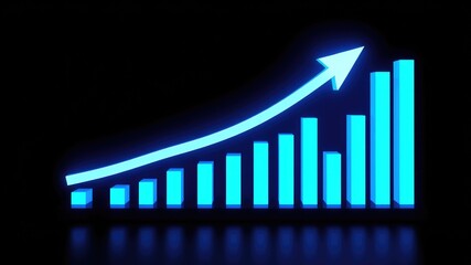 Startup ideas, business graph showing growth, startup vision, new business ideas