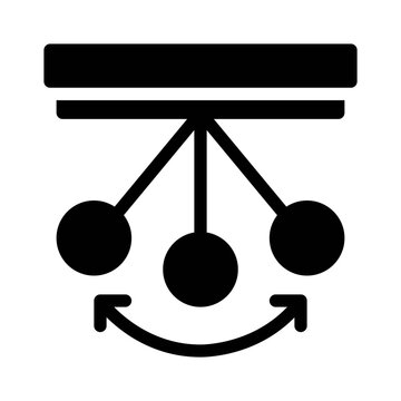 pendulum glyph icon