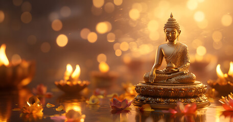 Buddha statue in Laos country