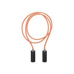 a skipping rope 3d illustration 