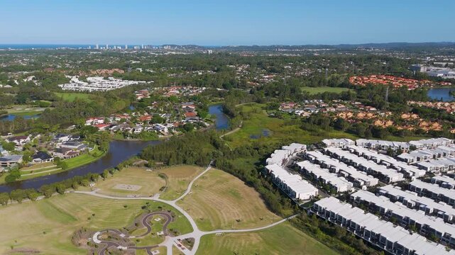 Aerial View of Robina City Parklands