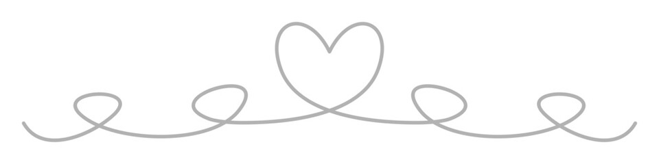 heart illustration logo design, heart image ornament with hand strokes, heart image sketch, icon, symbol, line