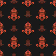 Luxury Damask Pattern – Elegant Ornate Design for High-End Interiors & Fashion Indulge in timeless sophistication with this exquisite damask pattern, meticulously crafts