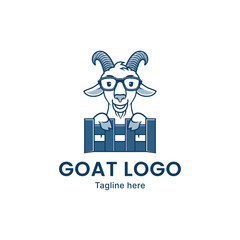 Farm goat logo design