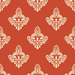 Luxury Damask Pattern – Elegant Ornate Design for High-End Interiors & Fashion Indulge in timeless sophistication with this exquisite damask pattern, meticulously crafts