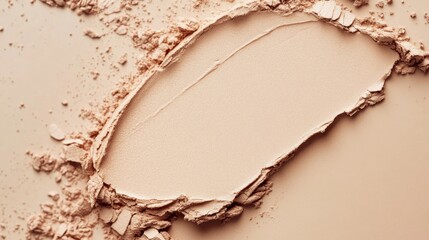 Compact powder foundation texture