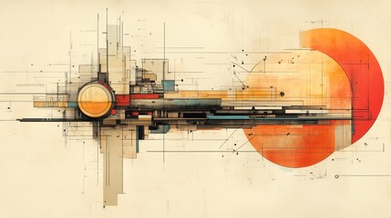 Abstract Geometry Art