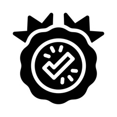 approval glyph icon
