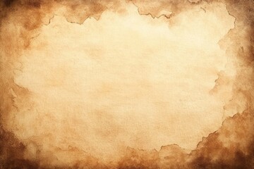 Vintage Paper Texture Background Soft Golden Light Aged Parchment Grunge Antique Retro Illumination
