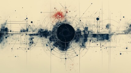 Abstract technology art