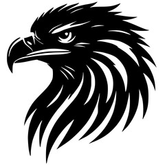 Eagle head silhouette