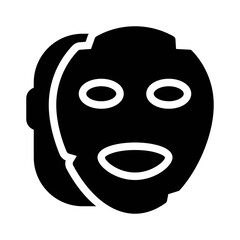 face mask glyph icon
