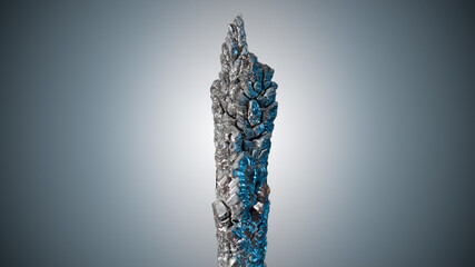 magnesium crystal close up