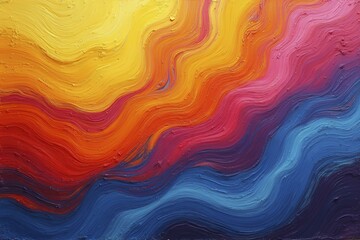 Fototapeta premium Vibrant Patchwork Wall with Textured Collage Of Colored Papers