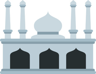 vector of a mosque. icon, illustration, symbol