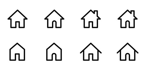 ホームアイコンマークセット