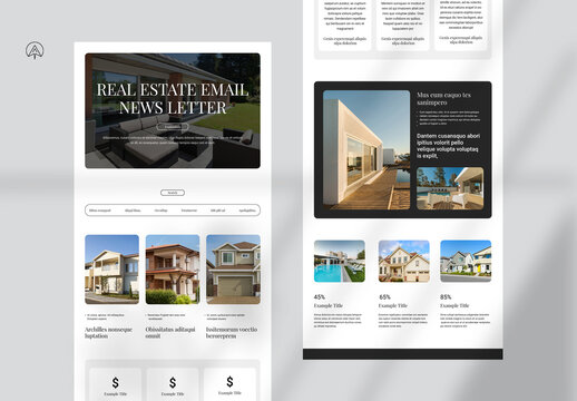 Real Estate Email News Letter Template