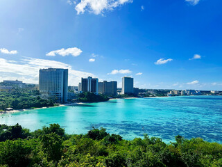 グアムのホテルから見た風景