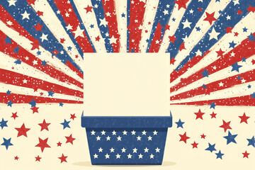 Obraz premium 4th july independence day background