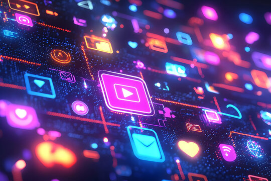 electronic circuit board with numbers