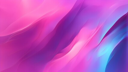 Fototapeta premium A vibrant abstract gradient of pink and blue waves, evoking a sense of fluidity and motion.