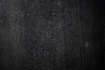 黒色の鉄の壁の背景