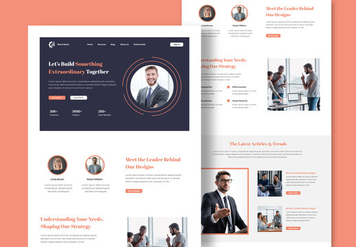 Agency Landing Page Design