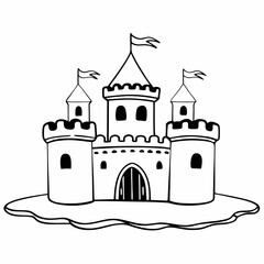illustration of castle