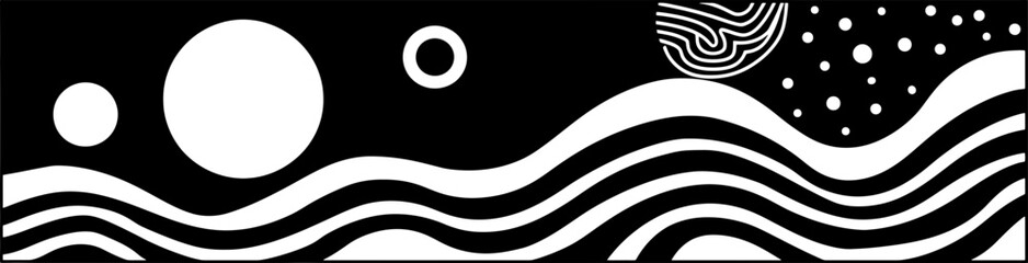 Chinese flower ornament border