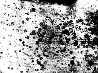Fototapeta premium Old concrete wall with crack, closeup of cracked, dirty and weathered concrete wall texture on a transparent background