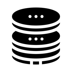 Database glyph icon
