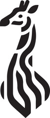 minimalist giraffe logo