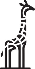 minimalist giraffe logo