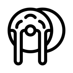 Donut line icon