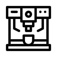 Espresso machine line icon