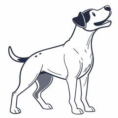 dog icon with white background