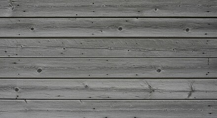 Obraz premium Rustic Weathered Grey Wood Planks Background Texture Horizontal Grain