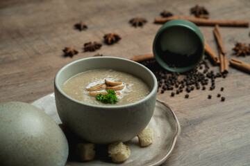 Mushroom Soup Food style