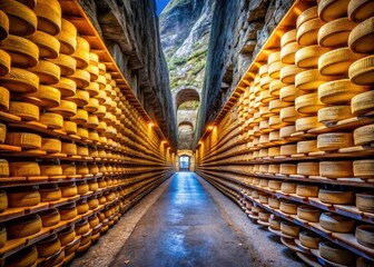 Discover Castelmagno's best: panoramic caves in the Piedmont Alps, high-altitude aging for superior Italian cheese.