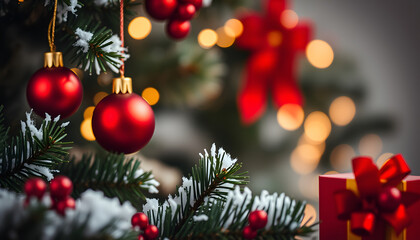 Obraz premium Sending Christmas E-Card, professional photography. isolated with white shades