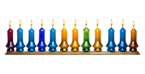 PNG Candle illuminated anniversary celebration.