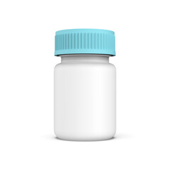 white medicine bottle