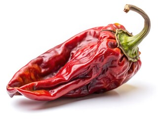 Dried Red Chili Pepper, Spicy Food Photography, Isolated Chili, Red Chili Background, Stock Photo