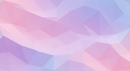 Obraz premium Abstract Pastel Pink and Purple Low Poly Geometric Background Texture