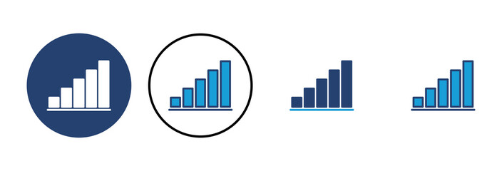 Growing graph Icon. Chart icon. diagram icon