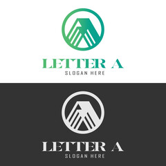 Letter A logo Vector Stock Illustrations