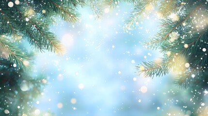 winter wonderland christmas background